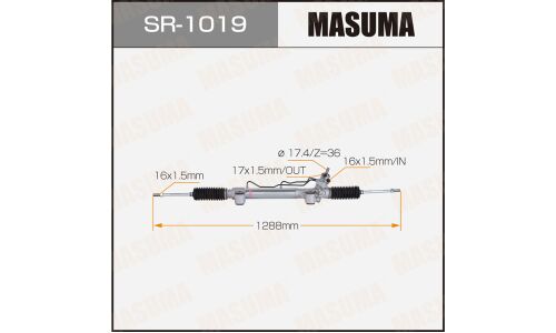 Рейка рулевая Masuma, для Toyota Fortuner / Hilux (левый руль), арт. SR-1019
