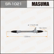 Рейка рулевая Masuma, для Toyota Corolla / Auris (левый руль), арт. SR-1021