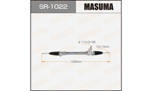 Рейка рулевая Masuma, для Toyota Corolla / Auris (левый руль), арт. SR-1022