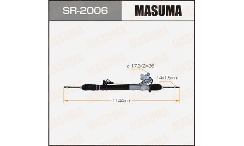 Рейка рулевая Masuma, для Nissan Murano (левый руль), арт. SR-2006
