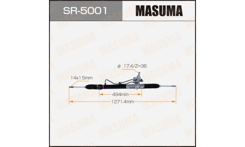 Рейка рулевая Masuma гидравлическая, для Honda CR-V (правый руль), арт. SR-5001