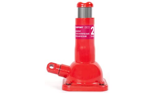 Домкрат винтовой бутылочный Carfort, 2000кг, подъём 160–320мм, с воротком, арт. DMR-21
