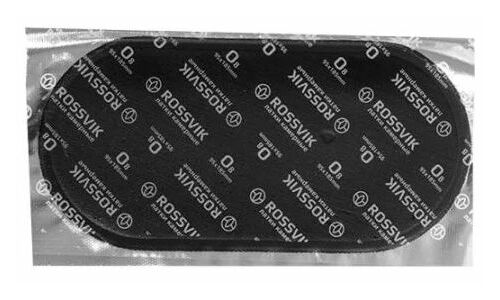 Заплатки ROSSVIK O-8, овальные, 95x185мм, для ремонта камер, арт. О.8.К.20.