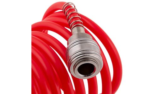 Шланг пневматический Carfort, с быстросъемными. соед, рапид 1/4 (штекер+розетка), 9м