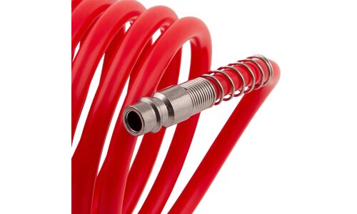 Шланг пневматический Carfort, с быстросъемными. соед, рапид 1/4 (штекер+розетка), 9м