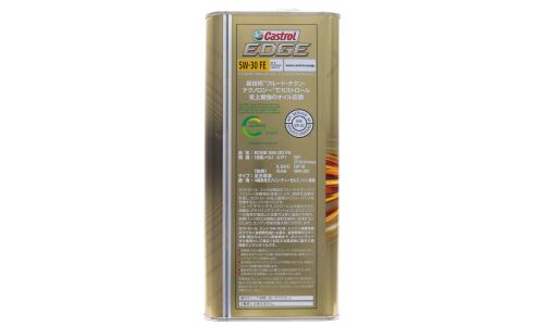 Масло моторное Castrol JDM Edge FE 5w30, синтетическое, API SP/CF, ILSAC GF-6A, для бензинового двигателя, 4л, арт. 3425744