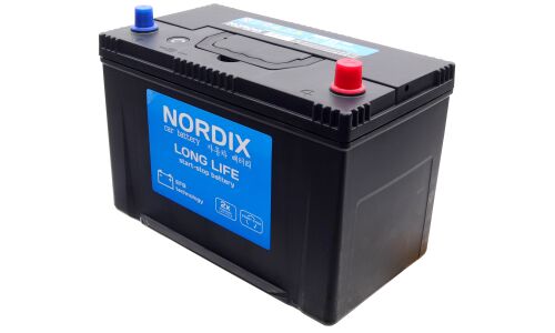 Аккумулятор Nordix T-110/115D31L, 95Ач, CCA 760А, необслуживаемый, технология EFB (Китай)