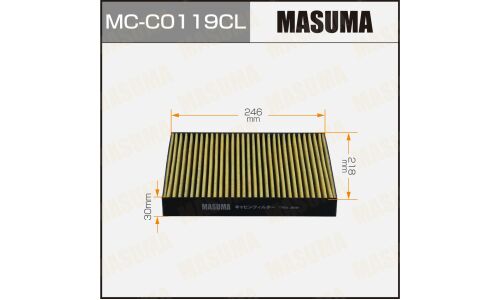 Фильтр салонный Masuma, угольный, арт. MC-C0119CL