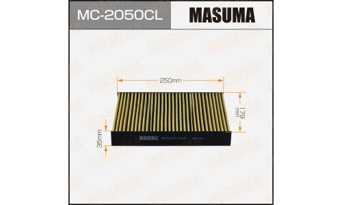 Фильтр салонный Masuma AC-215E, угольный, арт. MC-2050CL