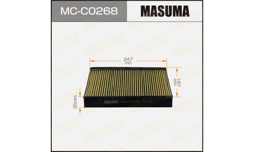 Фильтр салонный Masuma, арт. MC-C0268