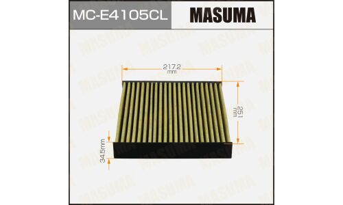 Фильтр салонный Masuma, угольный, арт. MC-E4105CL