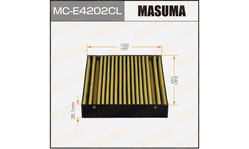 Фильтр салонный Masuma, угольный, арт. MC-E4202CL