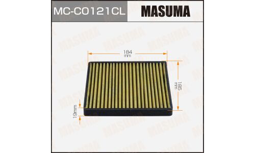 Фильтр салонный Masuma, угольный, арт. MC-C0121CL