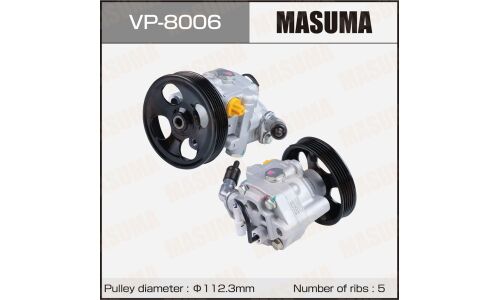 Насос гидроусилителя руля Masuma, для Subaru Forester / Impreza, арт. VP-8006