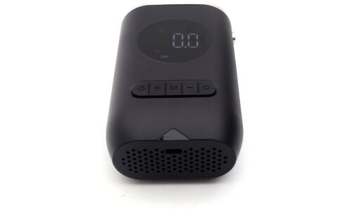 Компрессор портативный Car Air Pump, 25л/мин, 10атм, 2000мАч, цифровой дисплей, фонарь, 4 насадки, арт. CZK-3668