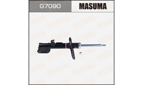 Амортизационная стойка Masuma, газомасляная, двухтрубная, передняя, левая, 1 шт, арт. G7090