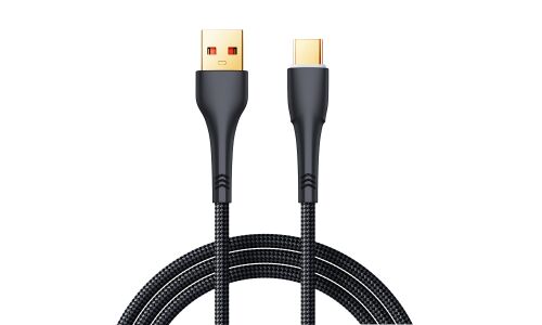 Кабель для мобильных устройств Remax Bosu 66W All-Compatible Fast Charging Data Cable, с USB на USB Type-C, 1.2м, чёрный, арт. RC-C065 F-C