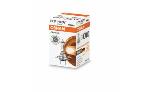 Лампа галогенная Osram Original Line H7 (PX26d, T11), 12В, 55Вт, 3200К, 1 шт, арт. 64210