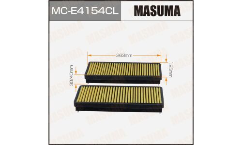 Фильтр салонный Masuma, угольный, арт. MC-E4154CL