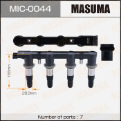 Катушка зажигания Masuma, для Chevrolet Aveo (LDT), арт. MIC-0044