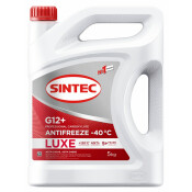 Антифриз Sintec Antifreeze Luxe, OAT, G12+, красный, -40°C, 5кг, арт. 614503 Антифриз Sintec Antifreeze Luxe, OAT, G12+, красный, -40°C, 5кг, арт. 614503
