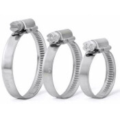 Хомут червячный Kale Ø8-16мм, ширина 9мм, оцинкованная сталь W1, комплект 2 шт, арт. 8-16 WD971