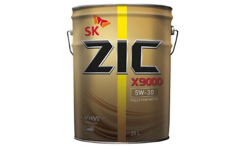 Масло моторное ZIC X9000 5w30, синтетическое, API CK-4, ACEA E4/E6/E9, для дизельного двигателя, 20л, арт. 191253
