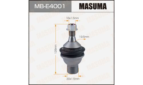 Опора шаровая Masuma, передняя, нижняя, для Mercedes-Benz GL-Class (X166), арт. MB-E4001