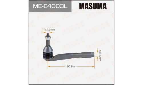 Наконечник рулевой тяги Masuma, для Mercedes-Benz C-Class (W205), арт. ME-E4003L