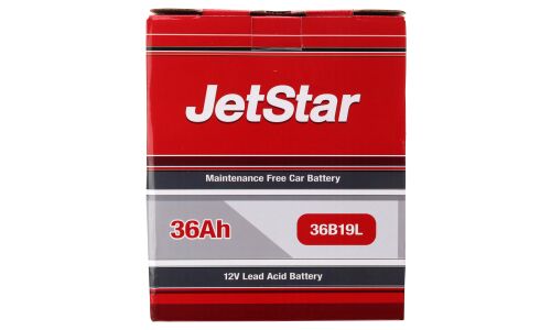Аккумулятор JetStar 36B19L, 36Ач, ССА 310А, необслуживаемый