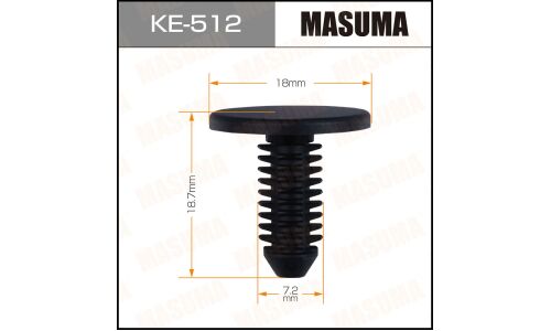 Клипса крепёжная обшивки багажника Masuma, для Citroen, арт. KE-512