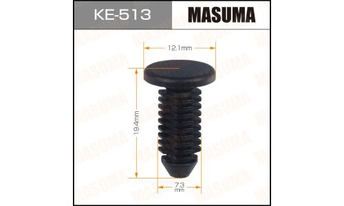 Клипса крепёжная фиксатора крепления патрубка радиатора Masuma, для Peugeot, арт. KE-513
