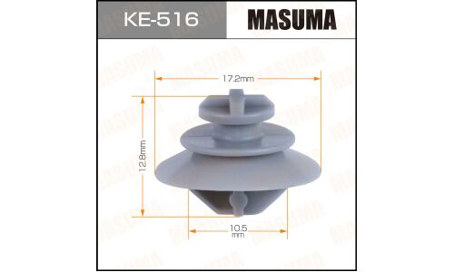 Клипса крепёжная дефлектора передних дверей Masuma, для Peugeot, арт. KE-516
