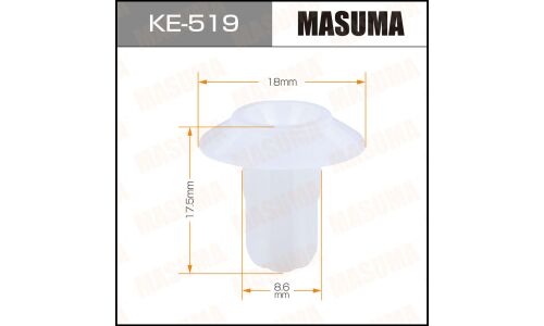 Клипса крепёжная подкрылок Masuma, для Ford, арт. KE-519