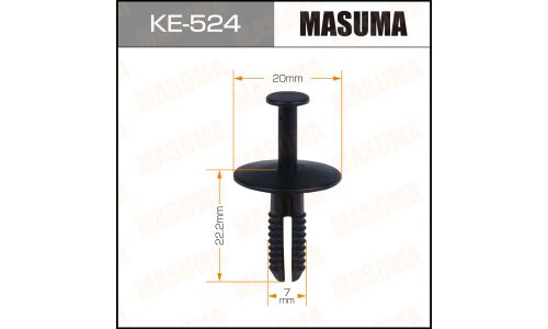 Клипса крепёжная бампера Masuma, для Opel, арт. KE-524