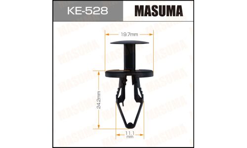 Клипса крепёжная деталей кузова Masuma, для Opel, арт. KE-528