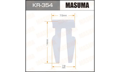 Клипса крепёжная бампера Masuma, для Hyundai, KIA, арт. KR-354