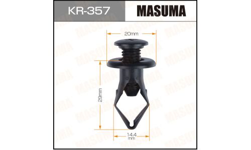 Клипса крепёжная бампера Masuma, для Hyundai, арт. KR-357