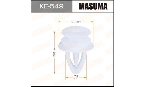Клипса крепёжная обшивки двери Masuma, для Opel, арт. KE-549