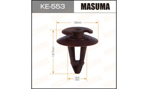 Клипса крепёжная решетки радиатора Masuma, для Skoda, арт. KE-553