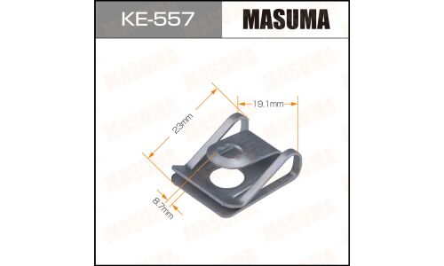 Клипса крепёжная деталей кузова Masuma, для BMW, арт. KE-557