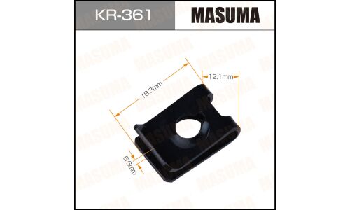Клипса крепёжная деталей кузова Masuma, для Hyundai, KIA, арт. KR-361