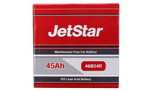 Аккумулятор JetStar 46B24R, 45Ач, ССА 410А, необслуживаемый