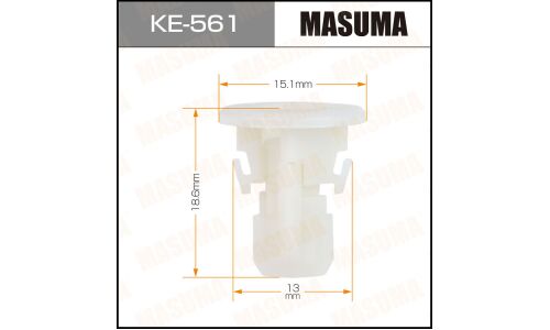 Клипса крепёжная деталей кузова Masuma, для BMW, арт. KE-561