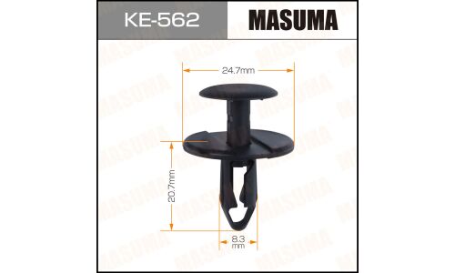 Клипса крепёжная накладок порога Masuma, для BMW, арт. KE-562