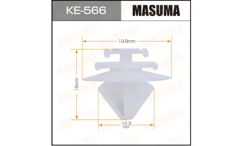 Клипса крепёжная накладок дверей/крыла Masuma, для Citroen, Peugeot, арт. KE-566