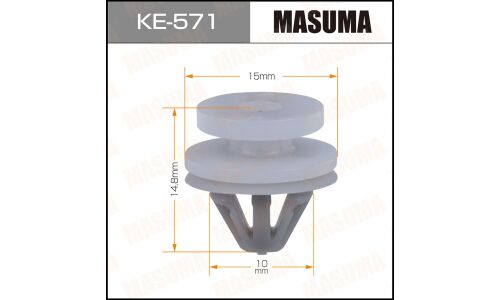Клипса крепёжная обшивки двери Masuma, для Renault, арт. KE-571