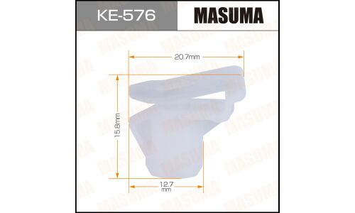 Клипса крепёжная подкрылок Masuma, для Renault, арт. KE-576