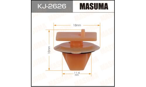 Клипса крепёжная накладок дверей Masuma, для Toyota, арт. KJ-2626