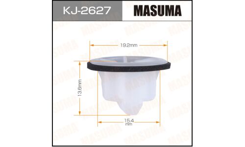 Клипса крепёжная бампера Masuma, для Toyota, арт. KJ-2627